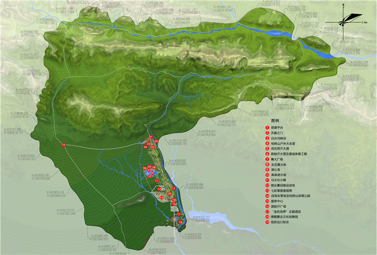 柏树山总体规划(图1)