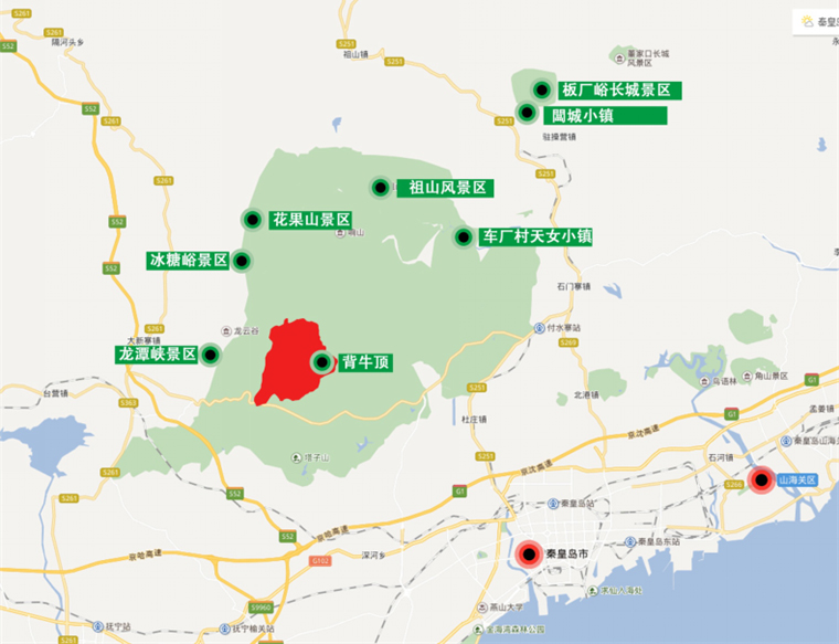 河北秦皇岛背牛顶山地运动度假区规划(图2)